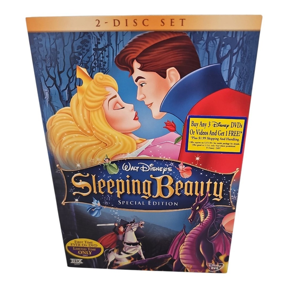 Disney Sleeping Beauty DVD 2 Disc Set‎ Special Edition & Bonus Features 2003